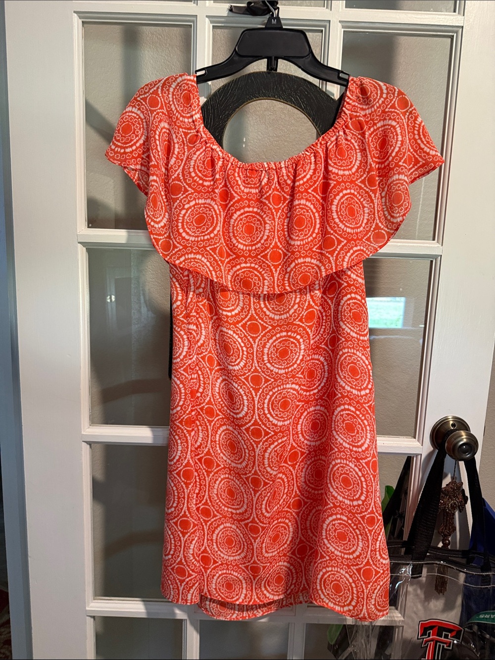 MICHAEL Michael Kors Coral Patterned Short-Sleeve Mini Dress